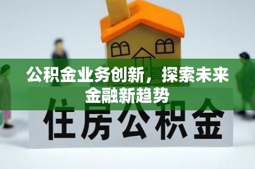 博山公积金业务创新，探索未来金融新趋势